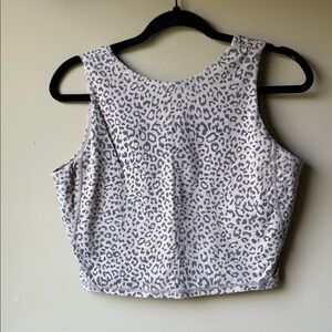 Pink Lily Leopard Print Top